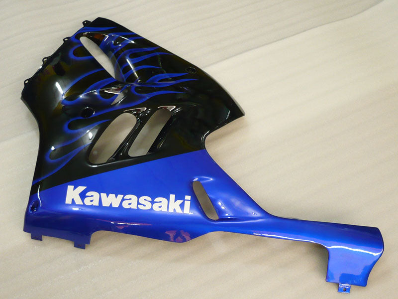 Black and Blue Flame - NINJA ZX-9R 94-97 Fairing Kit