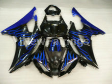 Load image into Gallery viewer, Black and Blue Flame - YZF-R6 08-16 Fairing Kit Vehicles &amp; Parts > Vehicle Parts &amp; Accessories > Motor Vehicle Parts >