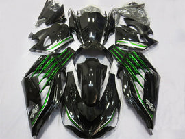 Black and Green Factory Style - NINJA ZX-14R 12-25 Fairing