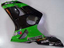 Load image into Gallery viewer, Black and Green Factory Style - NINJA ZX-6R 03-04 Fairing