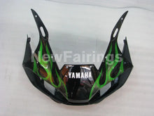 Load image into Gallery viewer, Black and Green Flame - YZF-R6 98-02 Fairing Kit Vehicles &amp; Parts > Vehicle Parts &amp; Accessories > Motor Vehicle Parts >