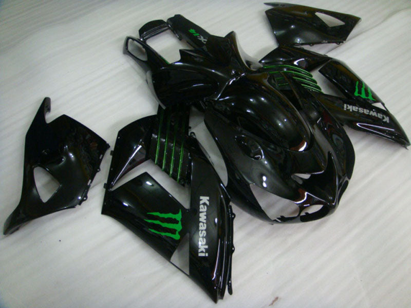 Black and Green Monster - NINJA ZX-14R 06-11 Fairing Kit