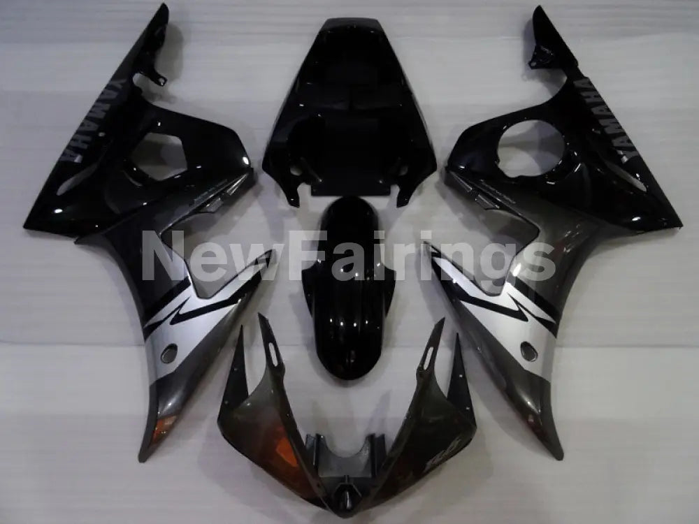 Black and Grey Factory Style - YZF-R6 03-04 Fairing Kit Vehicles & Parts > Vehicle Parts & Accessories > Motor Vehicle