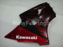 Load image into Gallery viewer, Black and Red Flame NINJA ZX 6R 00 02 Fairing Kit Vehicles