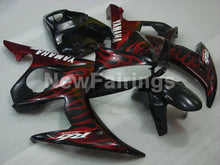 Load image into Gallery viewer, Black and Red Flame - YZF-R6 03-04 Fairing Kit Vehicles &amp; Parts > Vehicle Parts &amp; Accessories > Motor Vehicle Parts >