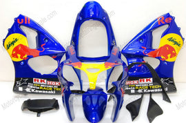 Blue and Black Red Bull - NINJA ZX-6R 00-02 Fairing Kit