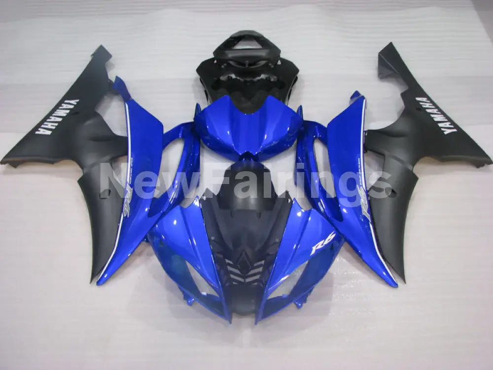 Blue and Matte Black Factory Style - YZF-R6 08-16 Fairing Kit Vehicles & Parts > Vehicle Parts & Accessories > Motor