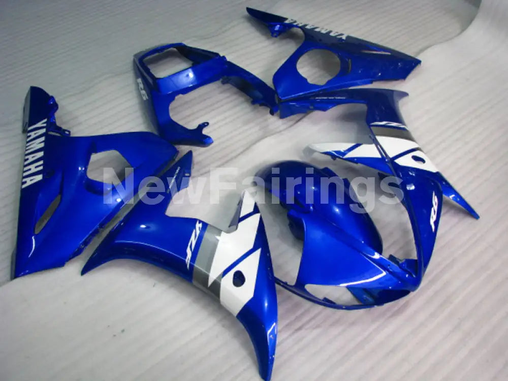Blue White Factory Style - YZF-R6 03-04 Fairing Kit Vehicles & Parts > Vehicle Parts & Accessories > Motor Vehicle
