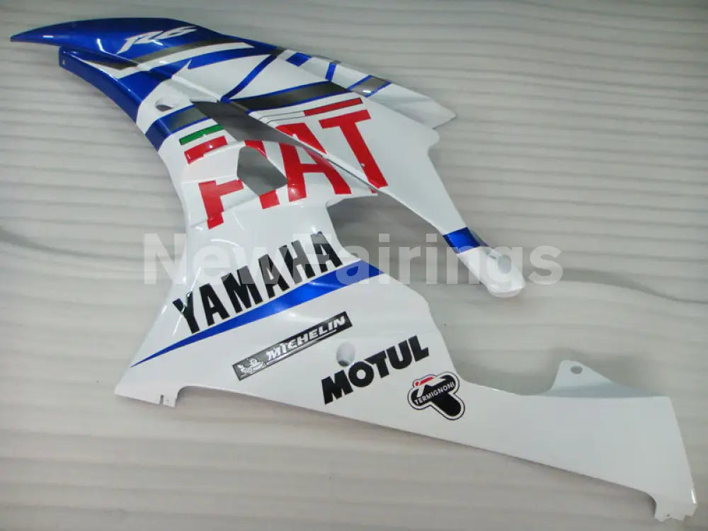 Blue White FIAT - YZF-R6 06-07 Fairing Kit Vehicles & Parts > Vehicle Parts & Accessories > Motor Vehicle Parts > Motor