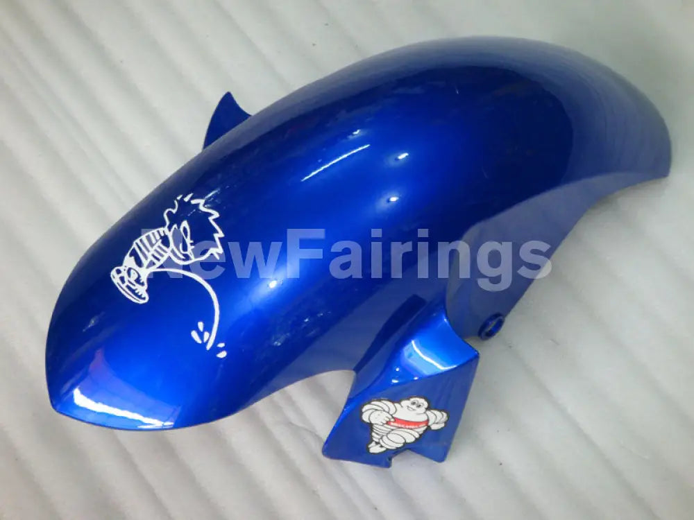 Blue White FIAT - YZF-R6 06-07 Fairing Kit Vehicles & Parts > Vehicle Parts & Accessories > Motor Vehicle Parts > Motor