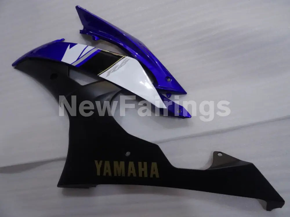 Blue White and Matte Black Factory Style - YZF-R6 08-16 Fairing Kit Vehicles & Parts > Vehicle Parts & Accessories >