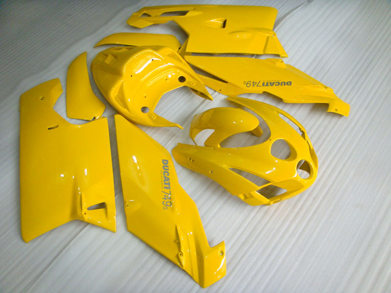 Gloss Yellow Factory Style - Ducati 749 03-04 Fairing Kit