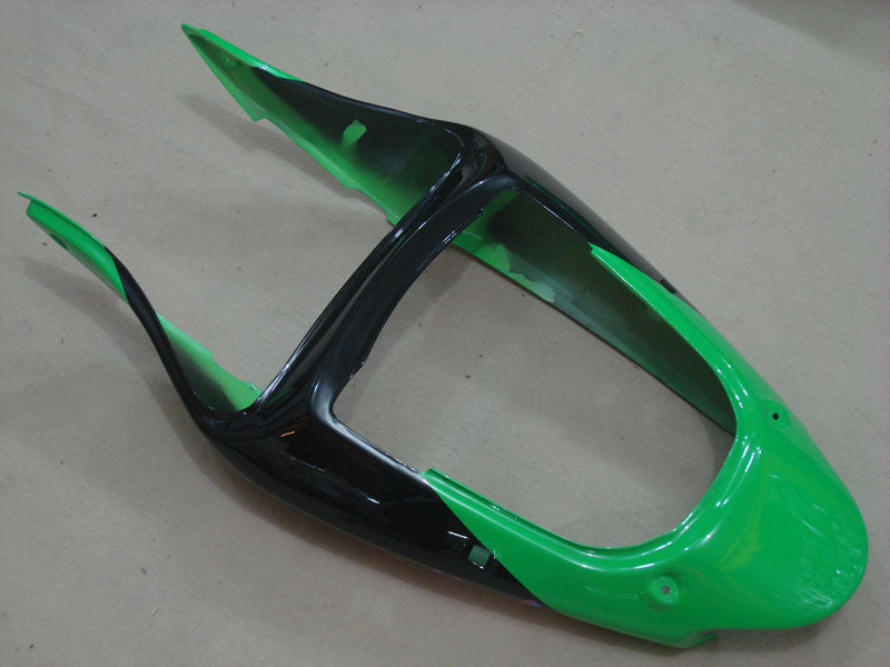 Green Black Factory Style - NINJA ZX-6R 00-02 Fairing Kit