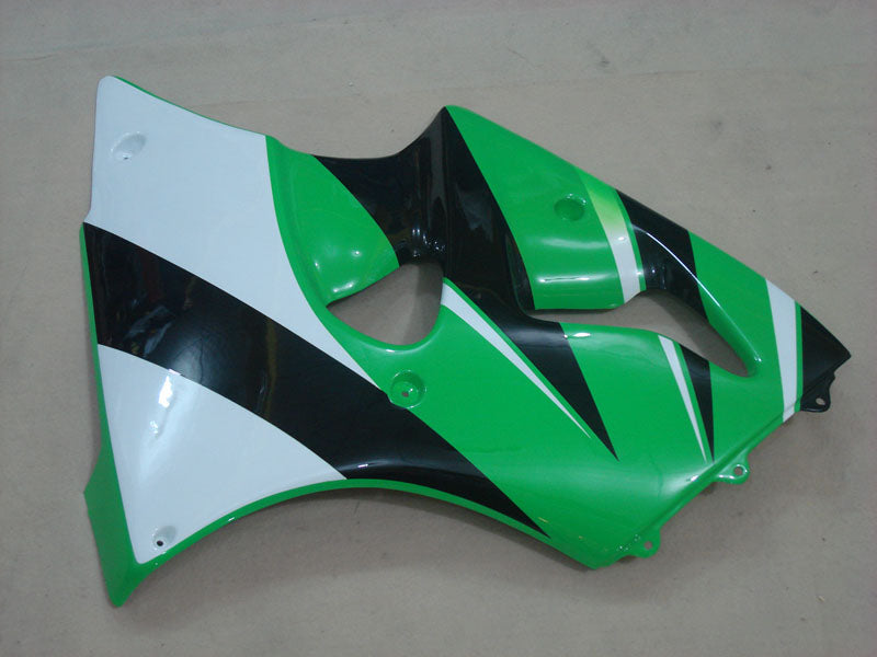 Green Black Factory Style - NINJA ZX-6R 00-02 Fairing Kit