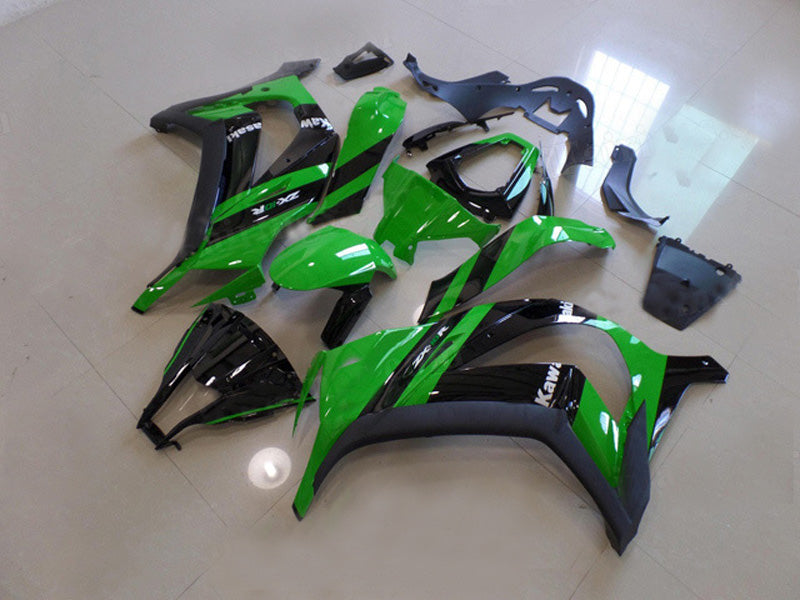 Green Black Matte Black Factory Style - NINJA ZX-10R 11-15