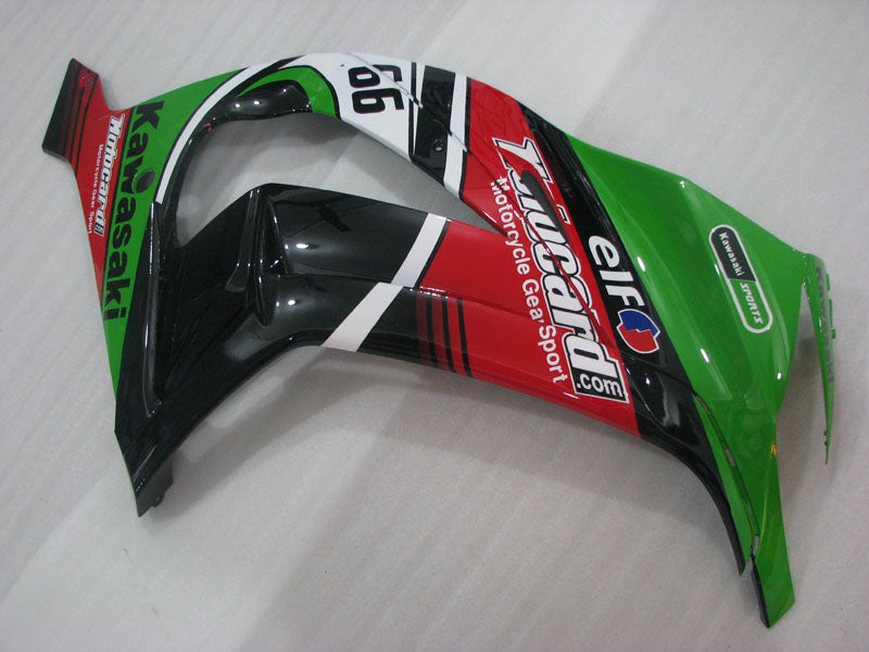 Green and Red Black Motocard - NINJA ZX-10R 11-15 Fairing