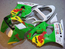 Load image into Gallery viewer, Green and White Red Bull - NINJA ZX-6R 00-02 Fairing Kit