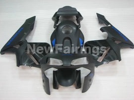 Matte Black with blue decals Factory Style - CBR600RR 03-04