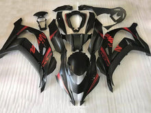 Load image into Gallery viewer, Matte Black with Red stickers Factory Style - NINJA ZX-10R