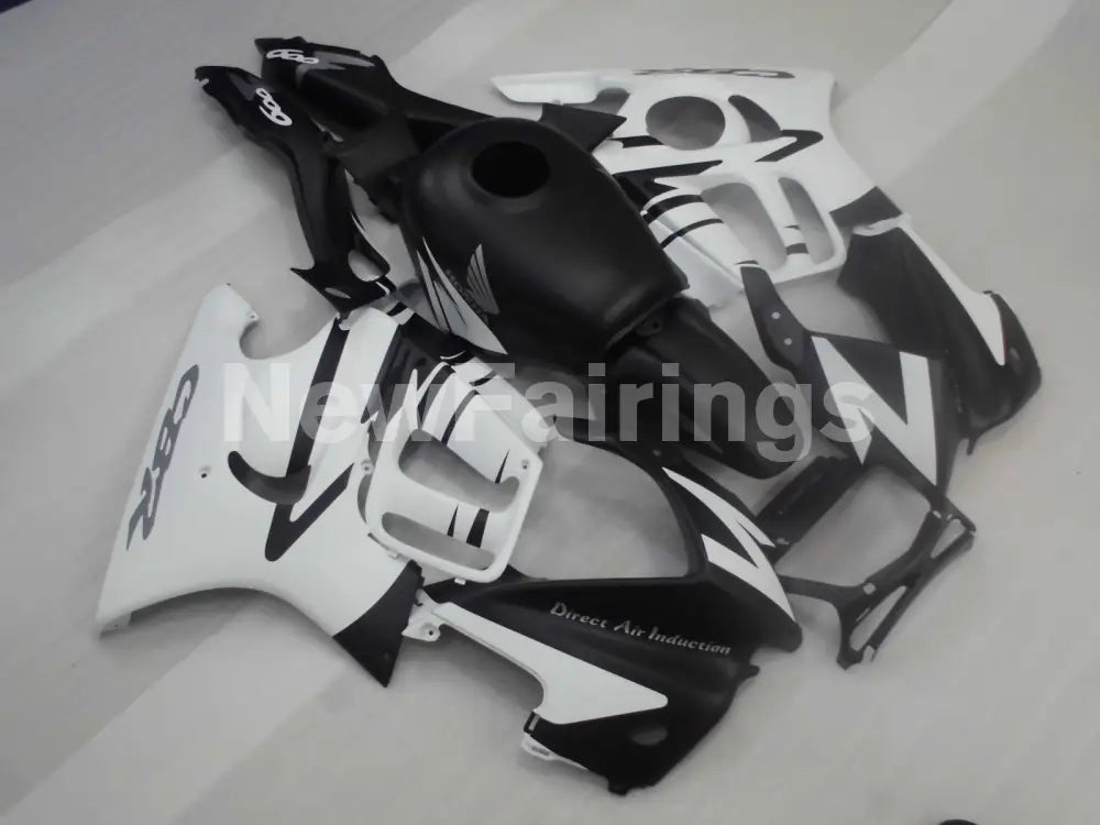 Matte Black and White Factory Style - CBR600 F3 95-96