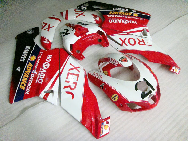 Number 21 Red and White Black Xerox - Ducati 749/999 05-06