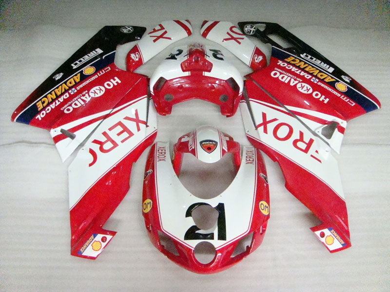 Number 21 Red and White Black Xerox - Ducati 749/999 05-06