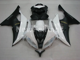 Pearl White and Matte Black Factory Style - YZF-R6 08-16 Fairing Kit Vehicles & Parts > Vehicle Parts & Accessories >