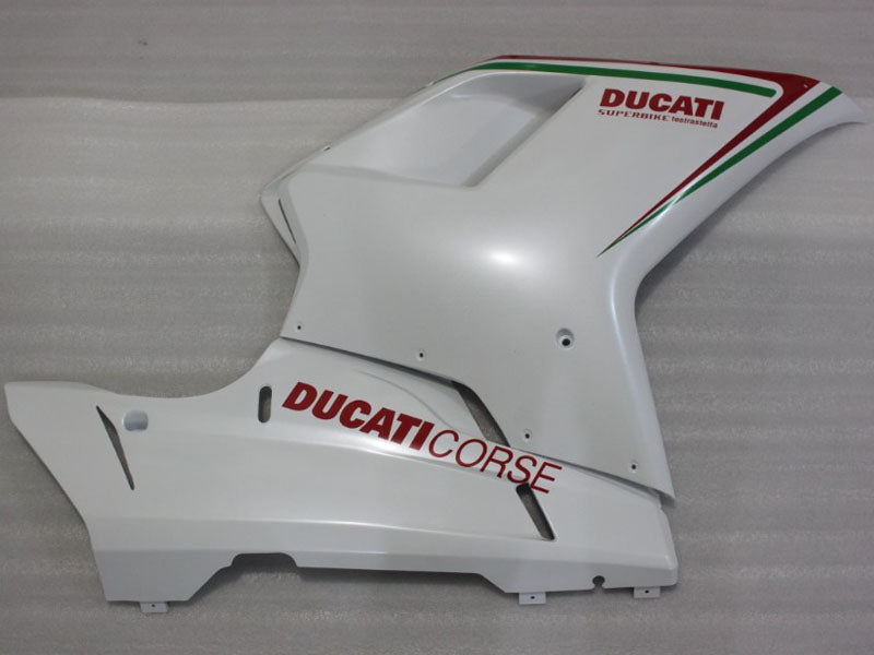 Pearl White and Red Factory Style - Ducati 848/1098/1198
