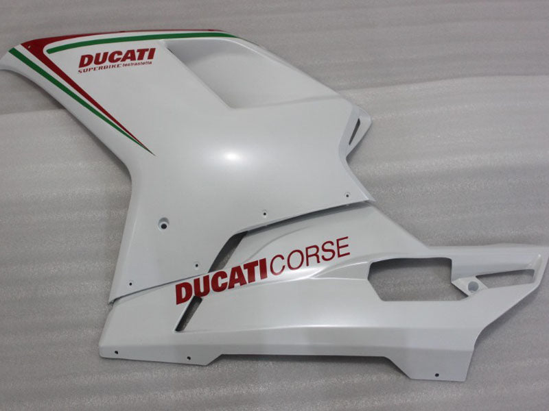 Pearl White and Red Factory Style - Ducati 848/1098/1198