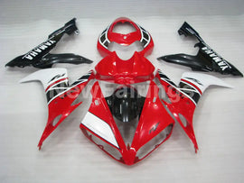Red Black White Factory Style - YZF-R1 04-06 Fairing Kit