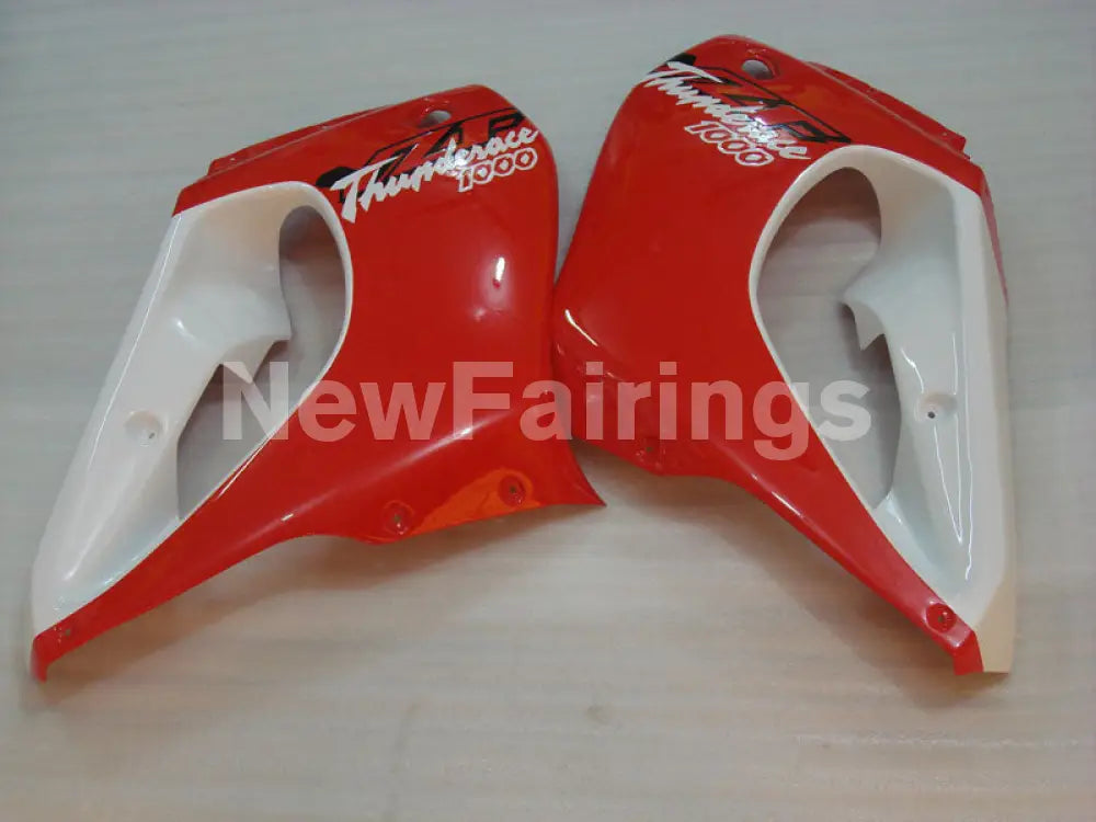 Red Black and White Factory Style - YZF1000R Thunderace 96-05 Fairing Kit Vehicles & Parts > Vehicle Parts &
