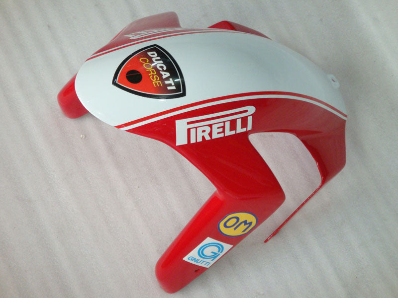 Red and White Black PIRELLI - Ducati 749 05-06 Fairing Kit