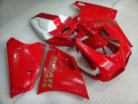 Red and White Factory Style - Ducati 916 96-02 Fairing Kit