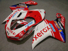 Red and White Xerox - Ducati 848/1098/1198 07-11 Fairing