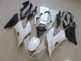 White and Black Factory Style - NINJA ZX-6R 13-18 Fairing