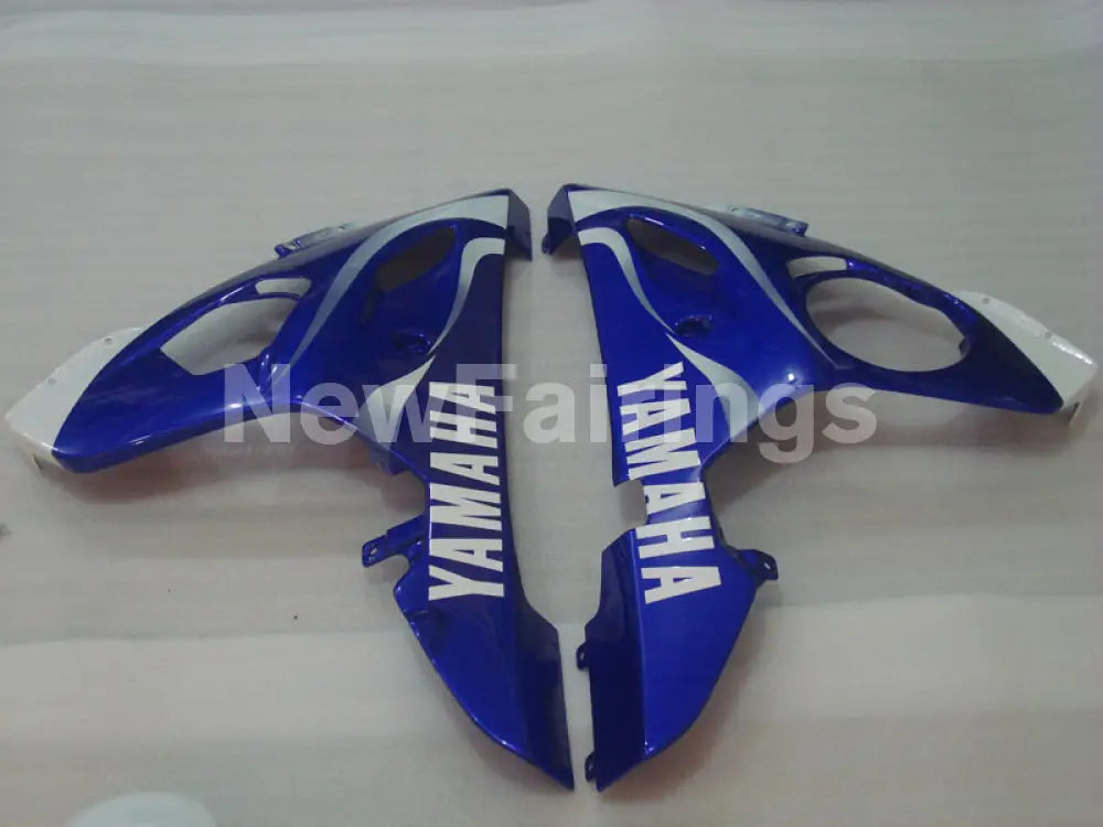 White and Blue Factory Style - YZF-R6 03-04 Fairing Kit Vehicles & Parts > Vehicle Parts & Accessories > Motor Vehicle