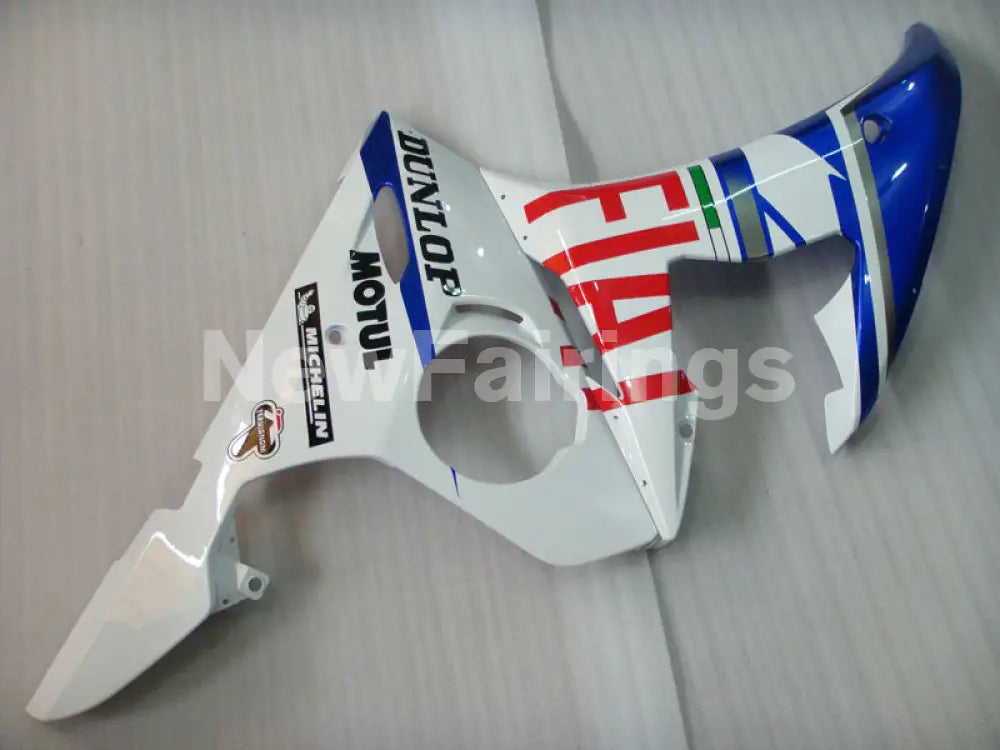 White Blue FIAT - YZF-R6 03-04 Fairing Kit Vehicles & Parts > Vehicle Parts & Accessories > Motor Vehicle Parts > Motor