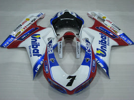 White and Blue Red TIM - Ducati 848/1098/1198 07-11 Fairing