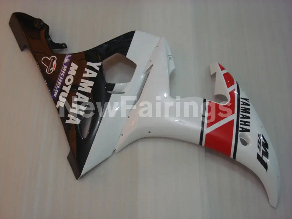 White and Red Black Motul - YZF-R6 03-04 Fairing Kit Vehicles & Parts > Vehicle Parts & Accessories > Motor Vehicle