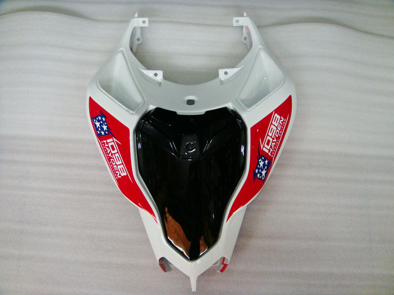 White and Red Black Star - Ducati 848/1098/1198 07-11