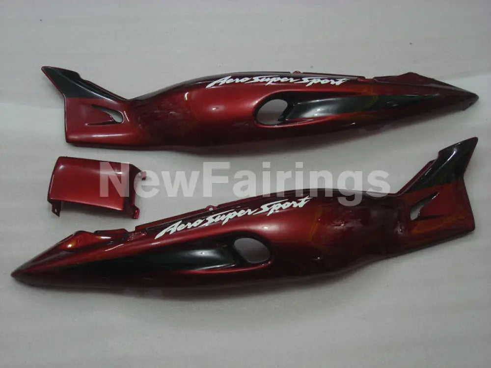 Wine Red and Black Silver Factory Style - YZF600R Thundercat 96-07 Fairing Kit Vehicles & Parts > Vehicle Parts &