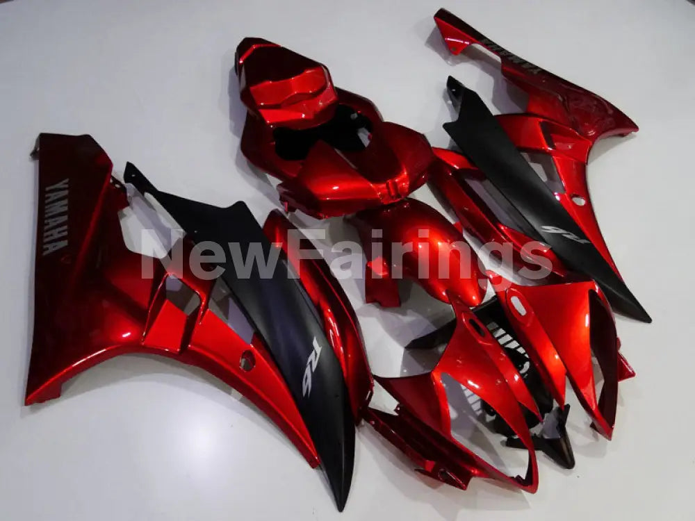 Wine Red and Matte Black Factory Style - YZF-R6 06-07 Fairing Kit Vehicles & Parts > Vehicle Parts & Accessories >