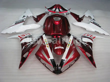 Load image into Gallery viewer, Wine Red and White FIAT - YZF-R1 04-06 Fairing Kit
