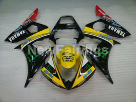Yellow and Black Monster - YZF-R6 03-04 Fairing Kit Vehicles & Parts > Vehicle Parts & Accessories > Motor Vehicle