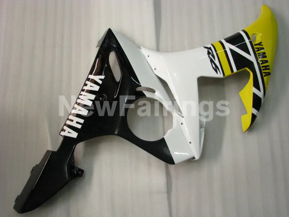 Yellow and White Black Factory Style - YZF-R6 03-04 Fairing Kit Vehicles & Parts > Vehicle Parts & Accessories > Motor